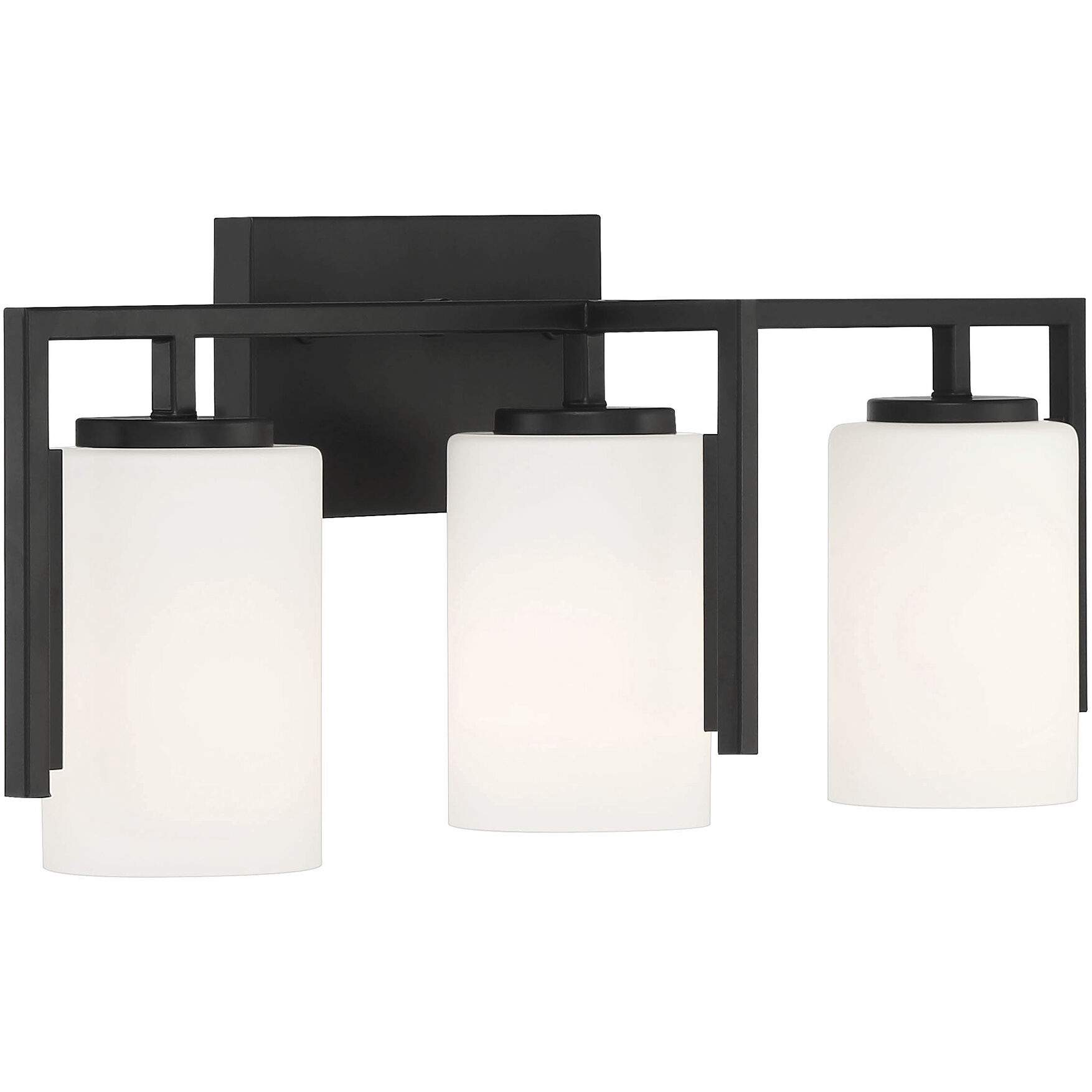 Cambria 3 Light 24 inch Matte Black Vanity Light Wall Light